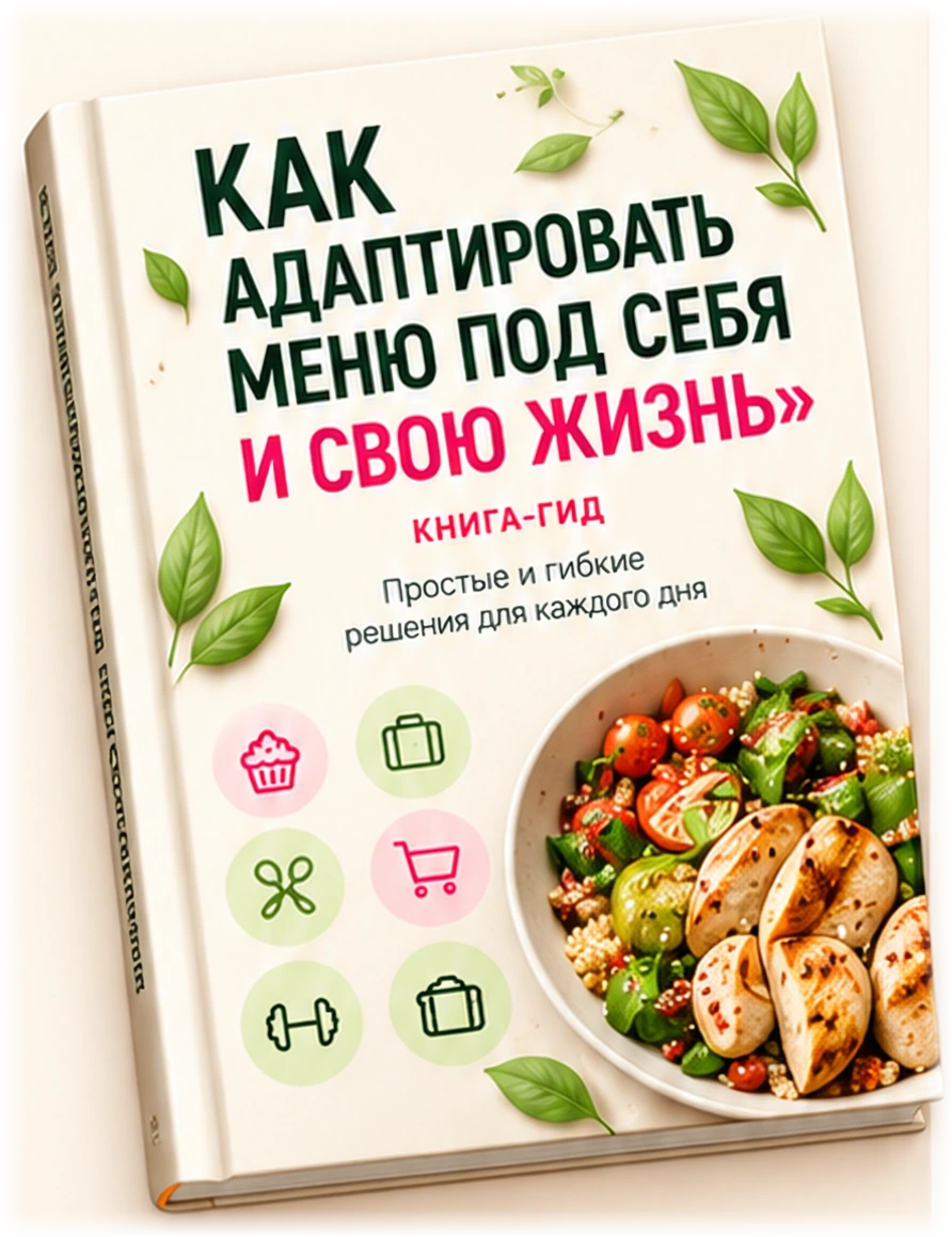 Книга-гид «Как адаптировать меню под себя и свою жизнь»